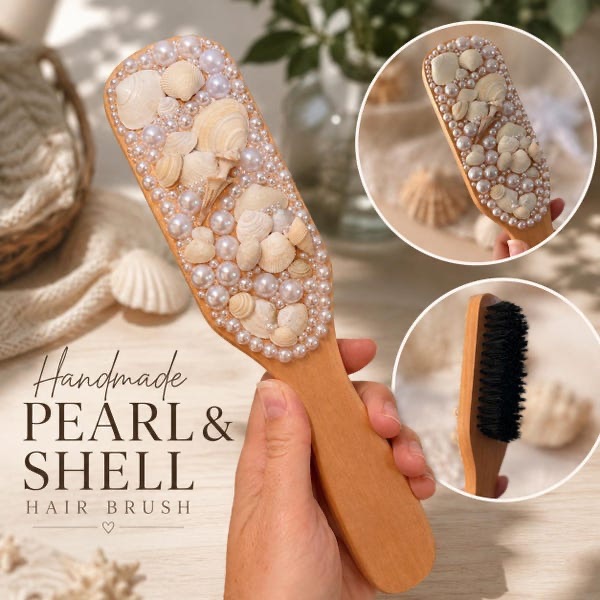 Pearl Shell Hair Brush